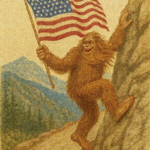Bigfoot Birthday - USA Flag 6