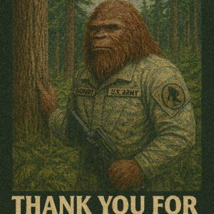 Bigfoot Veterans Day eCards - US Army #2