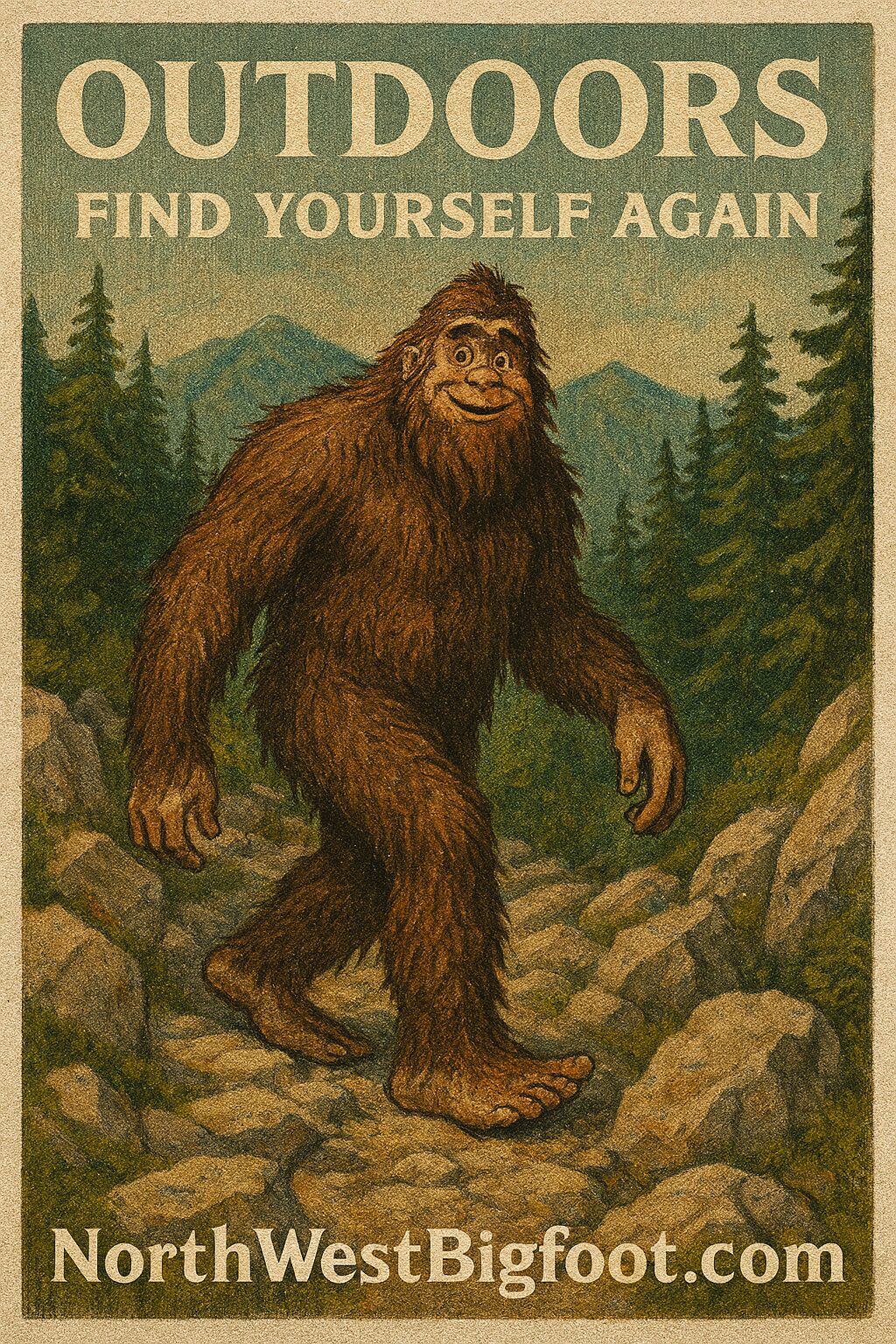 Bigfoot Outdoors eCard - Find Yourself Again #1