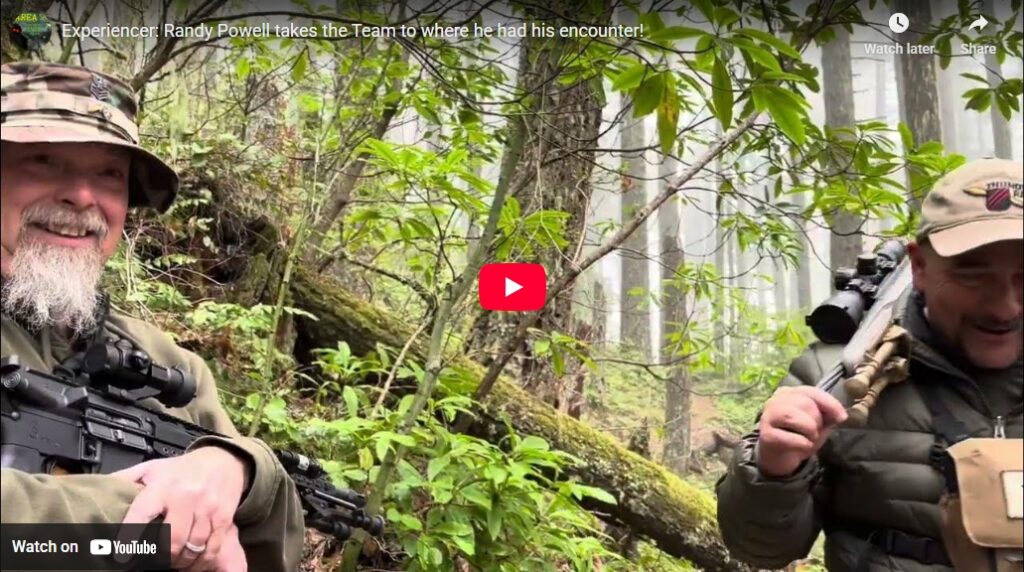 Experiencer Randy Powell takes the Team to where he had his encounter