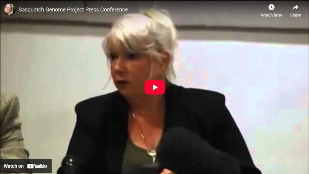 Sasquatch Genome Project press conference from October 1, 2013,