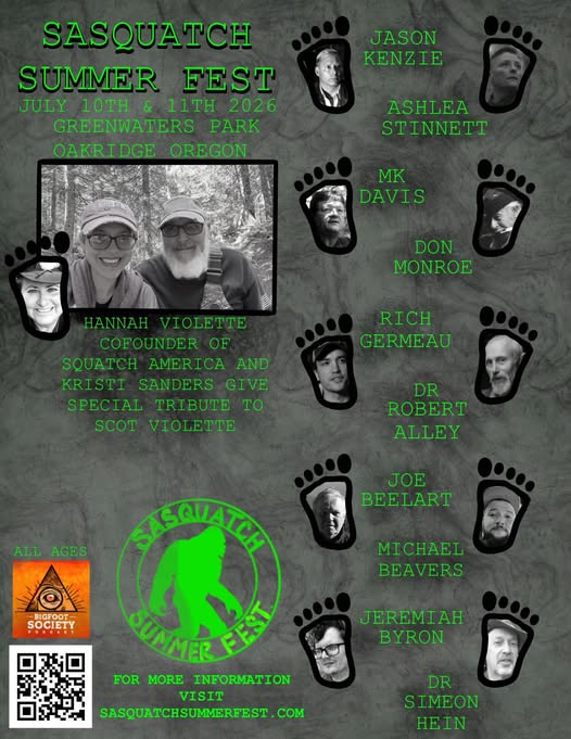 Sasquatch Summer Fest - Oregon July 2026