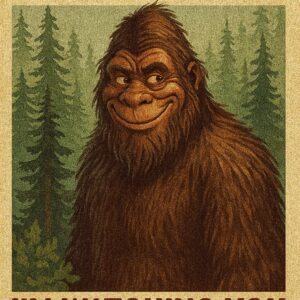 Bigfoot Warning eSign - Warning I'm Watching You #1